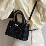 Spring Bow Small Square Crossbody Bag