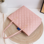 Diamond Embroidery Silk Scarf Bucket Tote Bag