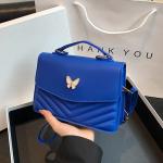 Sweet Solid Color Small Square Crossbody Bag