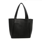 Korean Soft PU Large-Capacity Shoulder Tote Bag