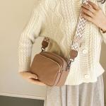 Solid Color Trendy Small Square Crossbody Bag