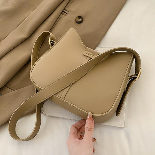 Korean Soft Leather Retro Large-Capacity Crossbody Bag