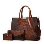 Crocodile Pattern Large-Capacity Fashion Tote Bag