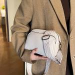 Solid Color Trendy Small Square Crossbody Bag