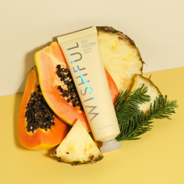 Wishful Yo Glow AHA & BHA Facial Enzyme Scrub-100ml