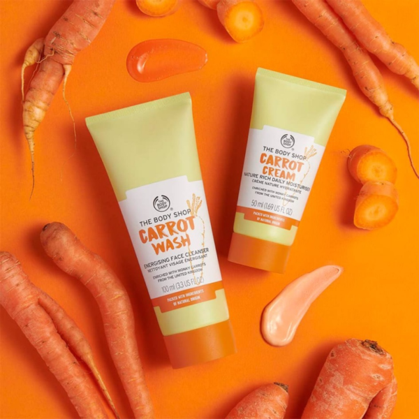 The Body Shop Carrot Wash Energizing Face Cleanser-100ml