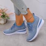 Rhinestone Leisure Sneakers - Stylish, Comfortable & All-Season