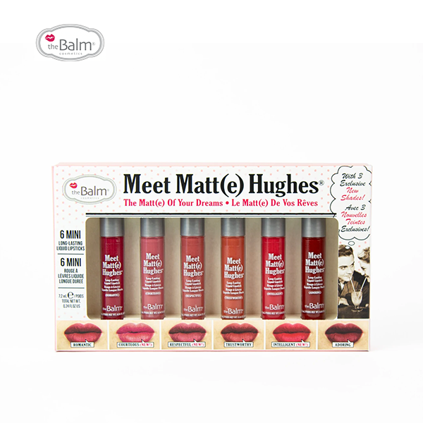 The Balm Meet Matte Hughes 6 Mini Liquid Lipsticks-Vol.12