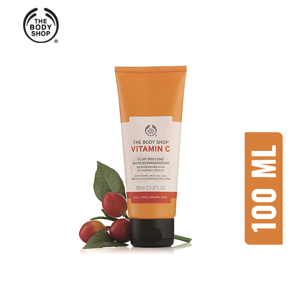 The Body Shop Vitamin C Glow Boosting Microdermabrasion-100ml