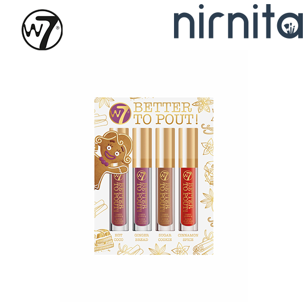 W7 Better To Pout Matte Liquid Lipstick Gift Set