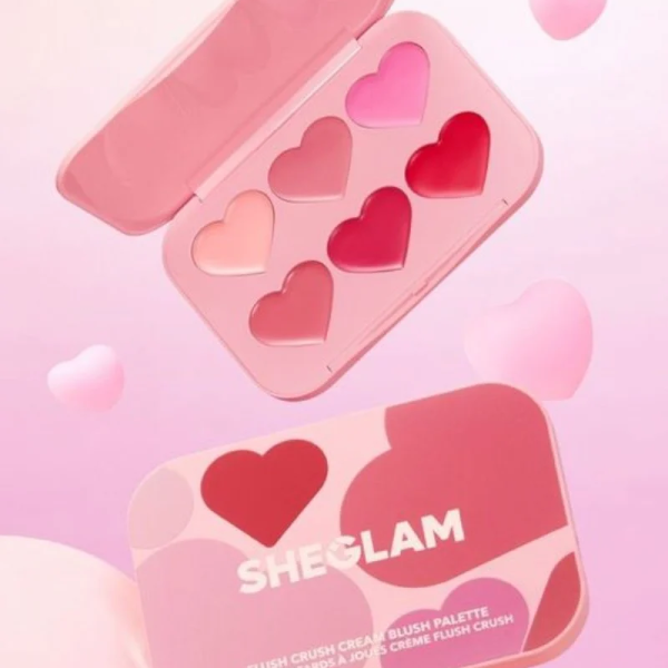 Sheglam Flush Crush Cream Blush Palette-Blushing Bouquet