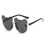 PatPat Cartoon Cat Ears Rimless Glasses (With Glasses Case)
